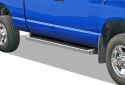 APS - APS IRunning Running Boards Polish for 02-08 RAM 1500/HD Quad IB04RJJ2A - Image 1