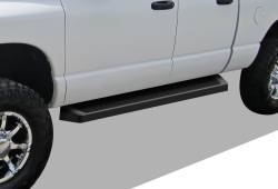 APS - APS iRunning Running Boards Black for 02-08 RAM 1500/HD Quad IB04RJJ2B - Image 1