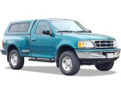 APS - APS IStep 5" Running Boards Black 97-03 Ford F150 Regular IB06EBA1B - Image 2