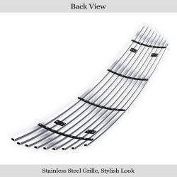 APS - APS Stainless Billet Bumper Grille Polish 04-06 Mazda 3 Sport GR13FFB37S - Image 3