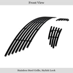 APS - APS Stainless Billet Bumper Grille Black 03-05 Mazda 6 GR13FFB61J - Image 2