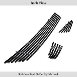 APS - APS Stainless Billet Bumper Grille Black 03-05 Mazda 6 GR13FFB61J - Image 3
