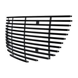 APS - APS GR13FFF48J Stainless Billet Bumper Grille Black for 09-12 Mazda Miata MX-5 - Image 2