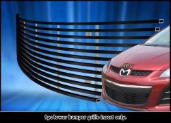 APS - APS Stainless Billet Bumper Grille Black 10-12 Mazda CX-7 GR13FFG72J - Image 1