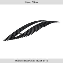 APS - APS Stainless Billet Bumper Grille Black 10-12 Mazda CX-9 GR13FFG75J - Image 2