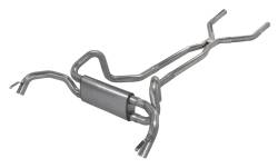 Pypes Performance Exhaust - Pypes SGF40 Crossflow System w/H-Pipe Crossmember Back Exhaust System - Image 2