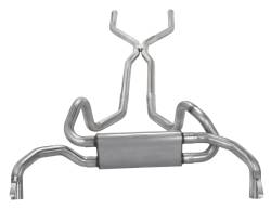 Pypes Performance Exhaust - Pypes SGF40 Crossflow System w/H-Pipe Crossmember Back Exhaust System - Image 1