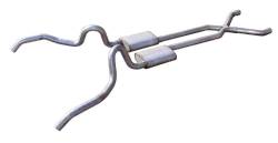 Pypes Performance Exhaust - Pypes SGN10T Crossmember Back w/X-Pipe Exhaust System 62-67 Chevy Nova - Image 1