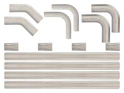 Pypes Performance Exhaust - Pypes SVV43 3" Stainles Steel Low Profile Oval Exhaust Builders Kit - Image 2