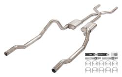 Pypes Performance Exhaust - Pypes SMB13R 3" Crossmember Back Exhaust w/X-Pipe for 66-74 Mopar B-Body - Image 1