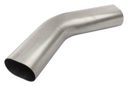 Pypes Performance Exhaust - Pypes PVM41 3" Low Profile Oval 45-DEG Horizontal Exhaust Bend Pipe Universal - Image 1