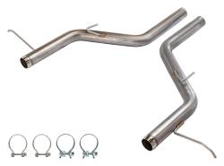 Pypes Performance Exhaust - Pypes SJJ05MS Pype Bomb Exhaust SS for 12-21 Jeep Cherokee SRT - Image 1