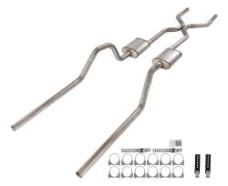 Pypes Performance Exhaust - Pypes SGB45S S.S. H-Pipe Crossmember Back Exhaust for 65-70 Chevy Impala - Image 1