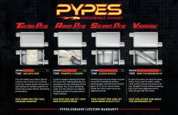 Pypes Performance Exhaust - Pypes SGA43R Crossmember Back w/H-Pipe Split Rear Dual Exhaust for 64-74 A-Body - Image 2