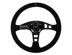 PRP - PRP SRG150 Flat Suede Steering Wheel 13" Diameter Black - Image 1