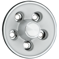 Wheel Vintiques - Wheel Vintiques 5001-A Mopar Rallye Light Gray 5x4.5 Cap - Image 1