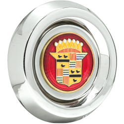 Wheel Vintiques - Wheel Vintiques 1035R Chrome 6" Cadillac Wheel Center Cap EACH - Image 1