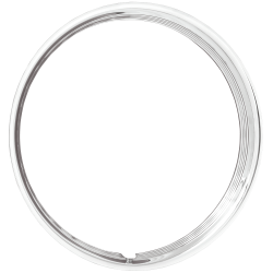Wheel Vintiques - Wheel Vintiques 3006-16-1 16" Trim Ring 1.5" Ribbed SS - Image 1