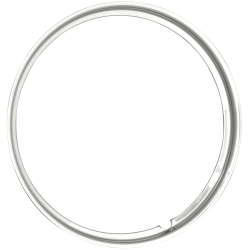 Wheel Vintiques - Wheel Vintiques 3005-15-1 15" Trim Ring 1.5" Smooth SS - Image 1