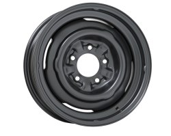 Wheel Vintiques - Wheel Vintiques 67-5734334A OE Tri-Five 15x7 5x4.75 3.75" BS Satin Black - Image 1