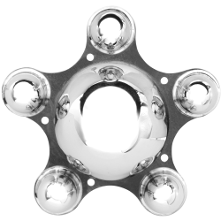 Wheel Vintiques - Wheel Vintiques 5013-C 5x4.75 Spider Chrome Cap - Image 2