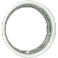 Wheel Vintiques - Wheel Vintiques 3002-1 Stainless Steel 15" OEM Style 3" Round Trim Ring - Image 1