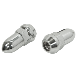 Wheel Vintiques - Wheel Vintiques 5007-BL 7/16 RH Bullet Bulge Lug Nut 3/4Hex - Image 1