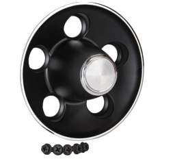 Wheel Vintiques - Wheel Vintiques 5001-B Mopar Rallye Cap Black 5x4.5 - Image 1