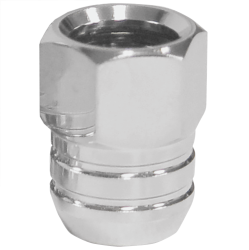 Wheel Vintiques - Wheel Vintiques 5007BLK 7/16 Pont Rallye 2 Lug Nut Black 3/4Hex - Image 1