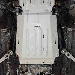 Rival - Rival 2333.1811.1.6 Aluminum Transmission Catalytic Converter Skid Plate - Image 2