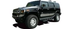 Quality Automotive Accessories - QAA HV43026 2Pc Stainless Steel Graphic/Logo/Emblem for 2003-2009 Hummer H2 - Image 2