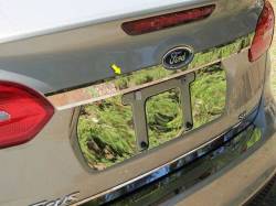 Quality Automotive Accessories - QAA LB55345 1Pc Stainless Steel Rear License Trim for 2015-2018 Ford Focus - Image 1