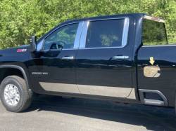 Quality Automotive Accessories - QAA GC60184 1Pc Stainless Gas Cap Door Trim for Chevrolet Silverado HD - Image 1