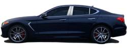 Quality Automotive Accessories - QAA PP19328 4Pc Stainless Steel Pillar Trim for 2019-2025 Genesis G70 - Image 3