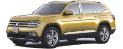 Quality Automotive Accessories - QAA PP19650 4Pc Stainless Steel Pillar Trim for 18-25 Volkswagen Atlas - Image 2