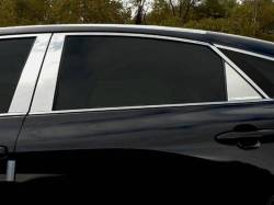 Quality Automotive Accessories - QAA PP19167 8Pc Stainless Steel Pillar Trim for 2019-2020 Toyota Avalon - Image 1