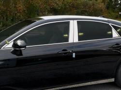 Quality Automotive Accessories - QAA PP19168 10Pc Stainless Steel Pillar Trim for 2019-2022 Toyota Avalon - Image 1