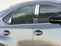 Quality Automotive Accessories - QAA PP15192 8Pc Stainless Steel Pillar Trim for 2015-2020 Lexus NX - Image 1