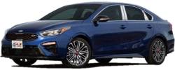 Quality Automotive Accessories - QAA PP19810 4Pc Stainless Steel Pillar Trim for 2019-2024 Kia Forte - Image 2