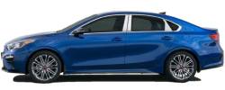 Quality Automotive Accessories - QAA PP19810 4Pc Stainless Steel Pillar Trim for 2019-2024 Kia Forte - Image 3