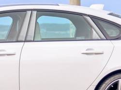 Quality Automotive Accessories - QAA PP16099 8Pc Stainless Steel Pillar Trim for 2016-2024 Jaguar XF - Image 1