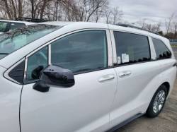 Quality Automotive Accessories - QAA PP71153 10Pc Stainless Steel Pillar Trim for 2021-2025 Toyota Sienna - Image 1