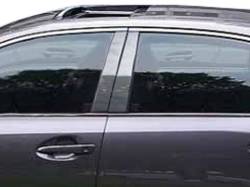 Quality Automotive Accessories - QAA PP13108 4Pc Stainless Steel Pillar Trim for 2013-2020 Lexus GS - Image 1
