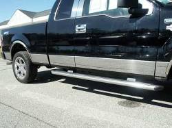 Quality Automotive Accessories - QAA TH41306 12Pc Stainless Rocker Panel Trim for 2001-2003 Ford F150 - Image 3