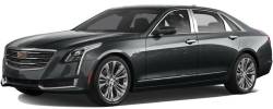 Quality Automotive Accessories - QAA PP56231 6Pc Stainless Steel Pillar Trim for 2016-2020 Cadillac CT6 - Image 2