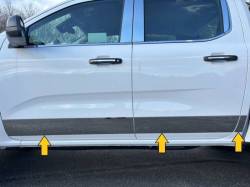 Quality Automotive Accessories - QAA TH63327 12Pc Stainless Steel Rocker Panel Trim for Super Duty Ext Cab - Image 2