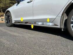 Quality Automotive Accessories - QAA TH64345 6Pc Stainless Steel Rocker Panel Trim for 2024-2025 Ford Ranger - Image 4