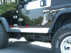 Quality Automotive Accessories - QAA TH44316 12Pc Stainless Rocker Panel Trim for 2004-2008 Ford F150 - Image 2