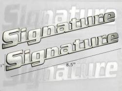 Quality Automotive Accessories - QAA SGR47425 2Pc Stainless Steel Graphic Emblem for 2007-2009 Saturn Outlook - Image 2