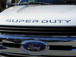 Quality Automotive Accessories - QAA SGR57320 10Pc Stainless Steel Graphic Emblem for 2017-2019 Ford Super Duty - Image 3